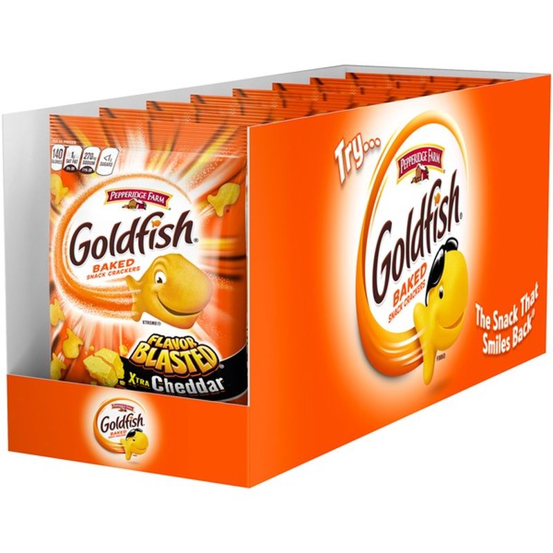 Pepperidge Farm Goldfish Xtreme Flavor Blasted Xtra Cheddar Baked Snack
