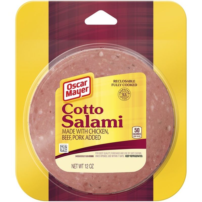 Oscar Mayer Cotto Salami (12 oz) - Instacart