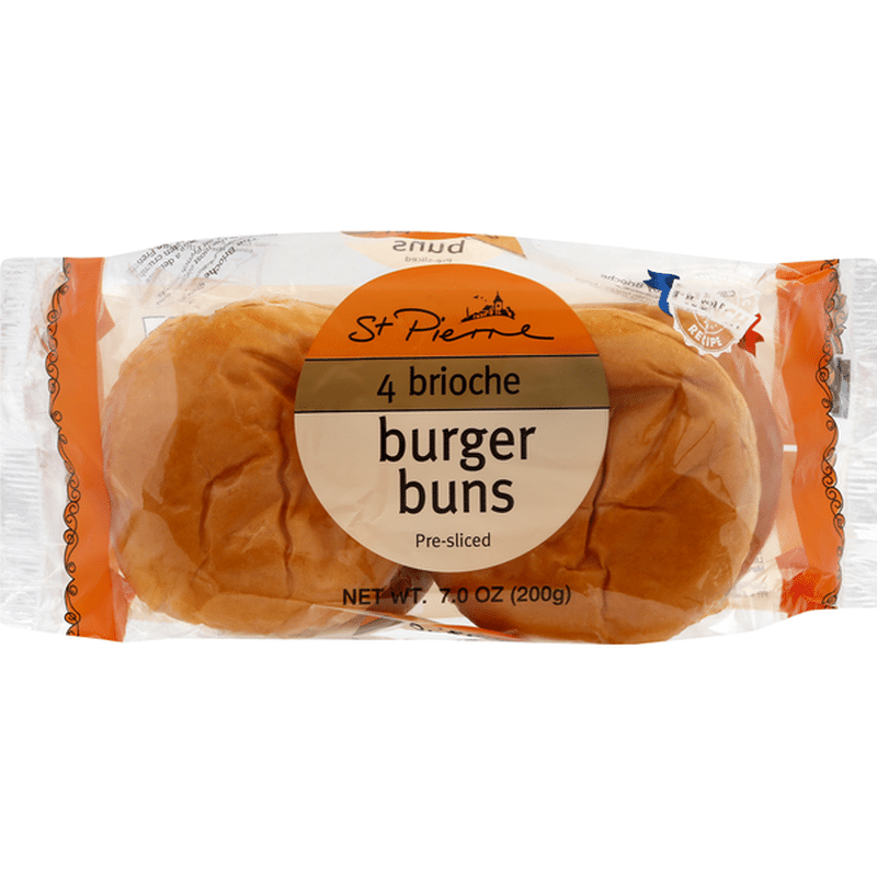 St. Pierre Burger Buns, Brioche (4 ct) Instacart