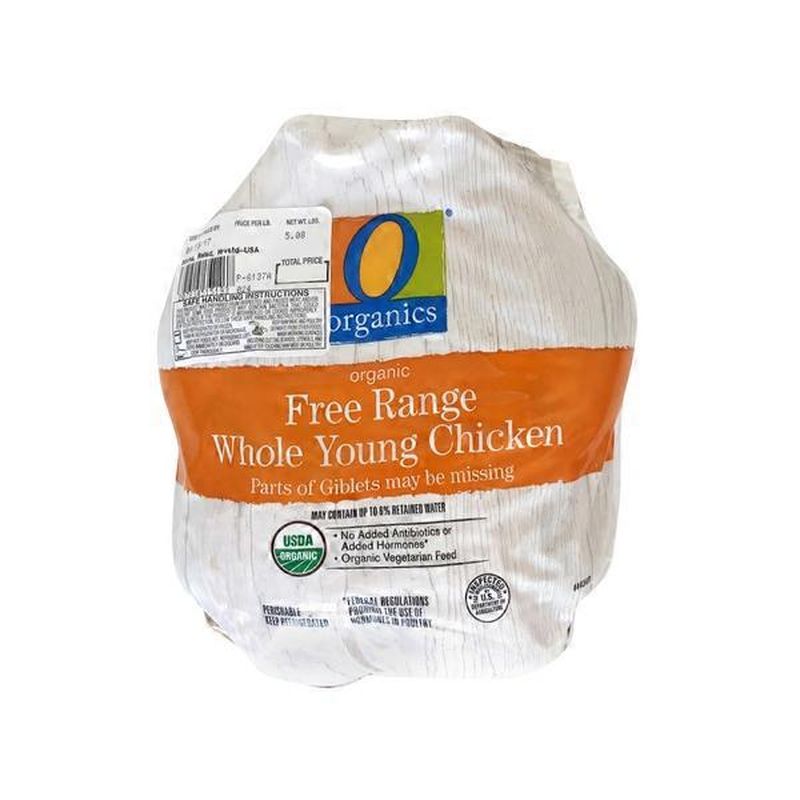 O Organics Organic Free Range Whole Young Chicken (1 Lb) - Instacart