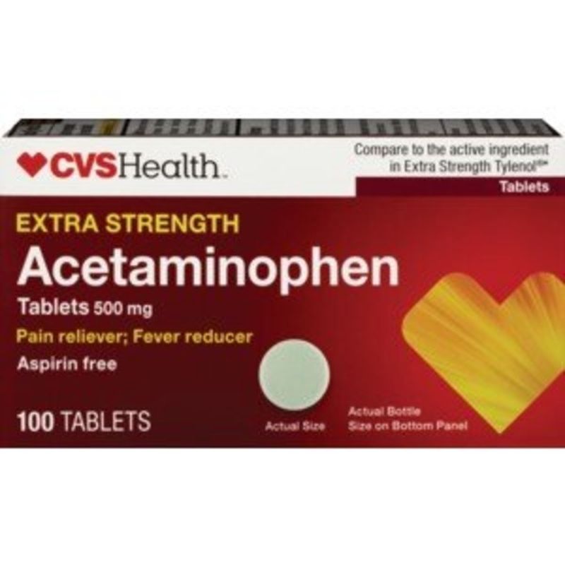 CVS Pharmacy Pain Relief Tablets Extra Strength (100 ct) Delivery or ...