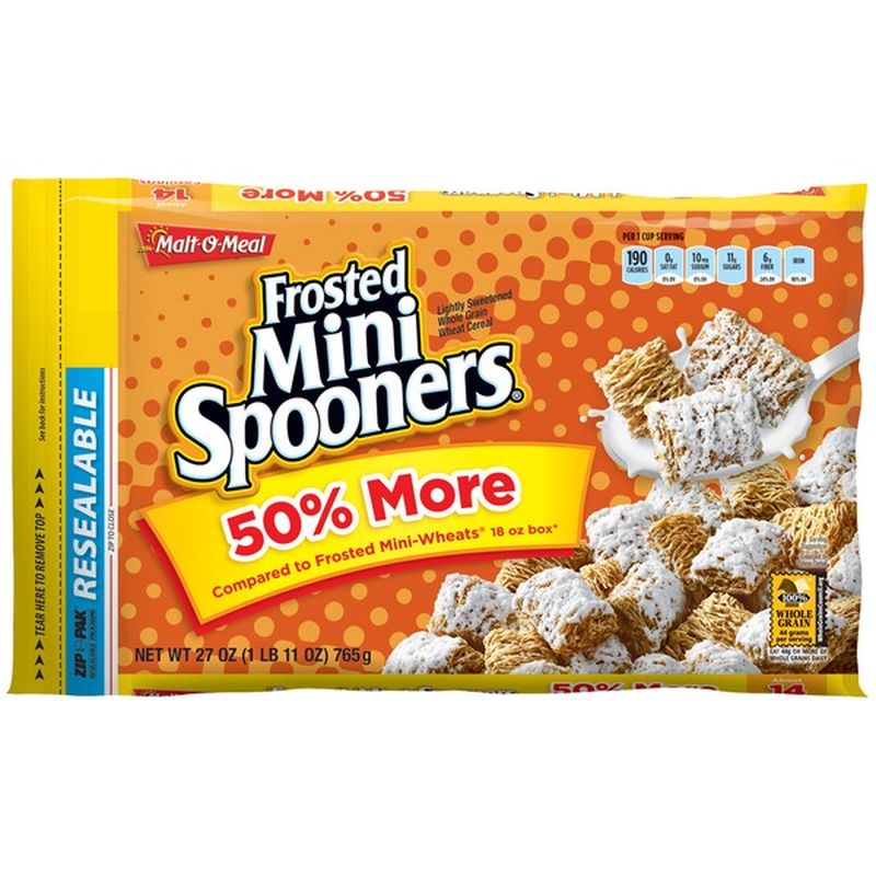 Malt-O-Meal Frosted Mini Spooners Cereal (27 oz) - Instacart