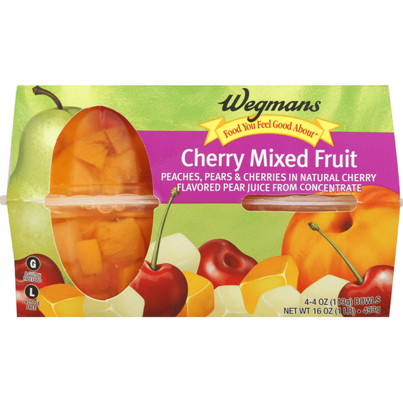 Wegmans Food You Feel Good About Cherry Mixed Fruit (16 oz) Instacart