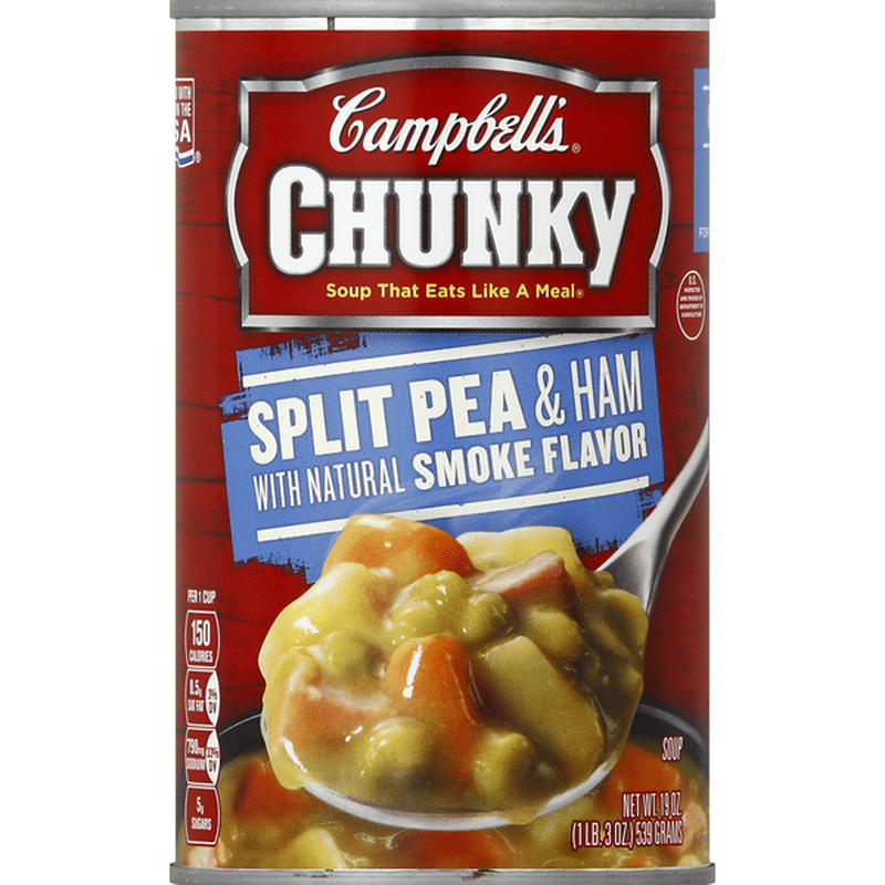 Campbells® Split Pea And Ham With Natural Smoke Flavor Soup 19 Oz Instacart 9776