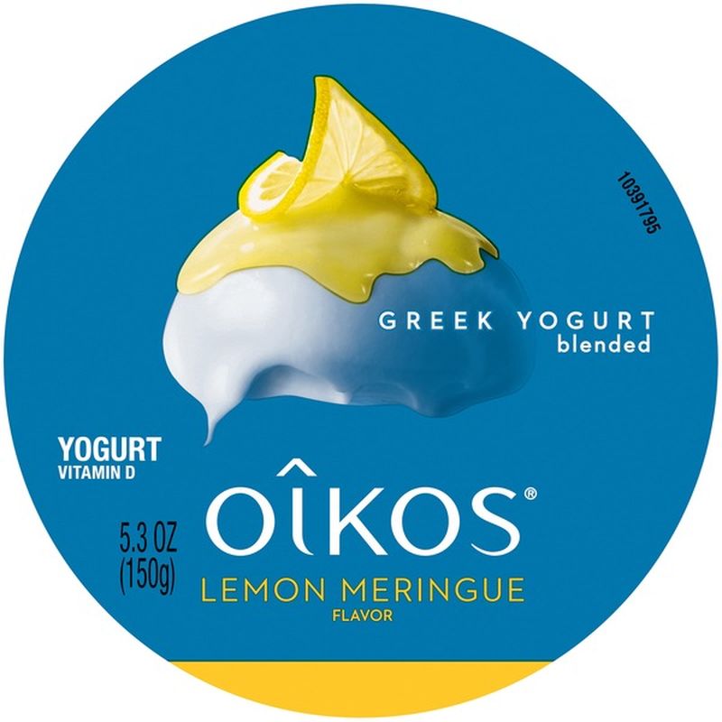 Oikos Greek NotSoTraditional Blended LipSmacking Lemon Meringue