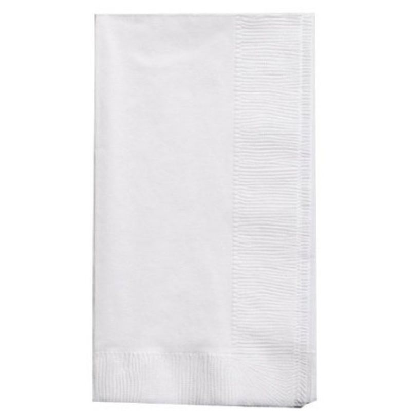 Touch of Color White Dinner Napkins, 2 Ply