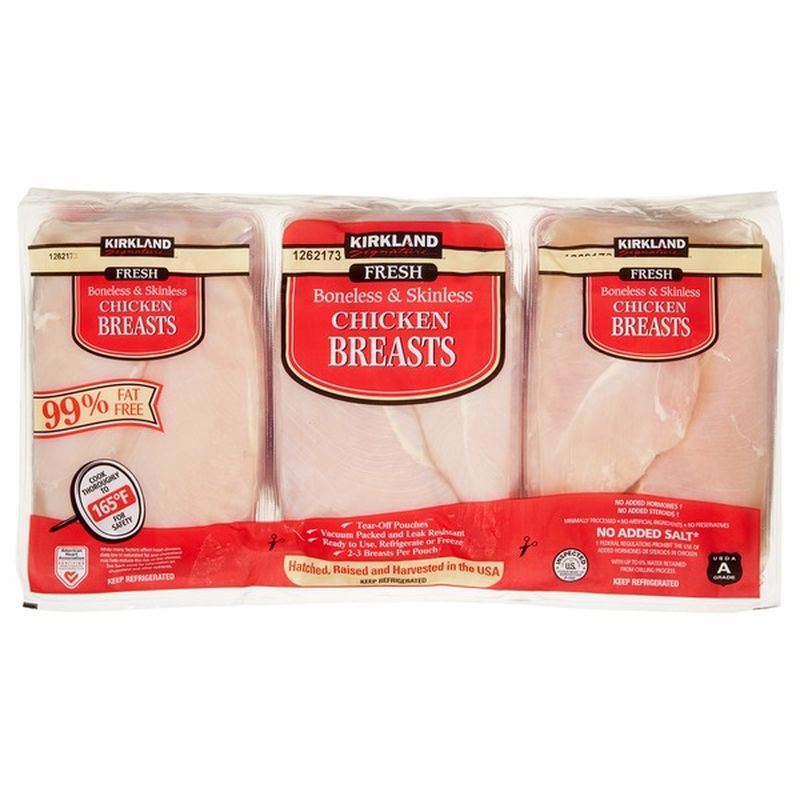 Kirkland Signature Chicken Tenderloins Boneless Skinless Brunswick Cart Ai Contents