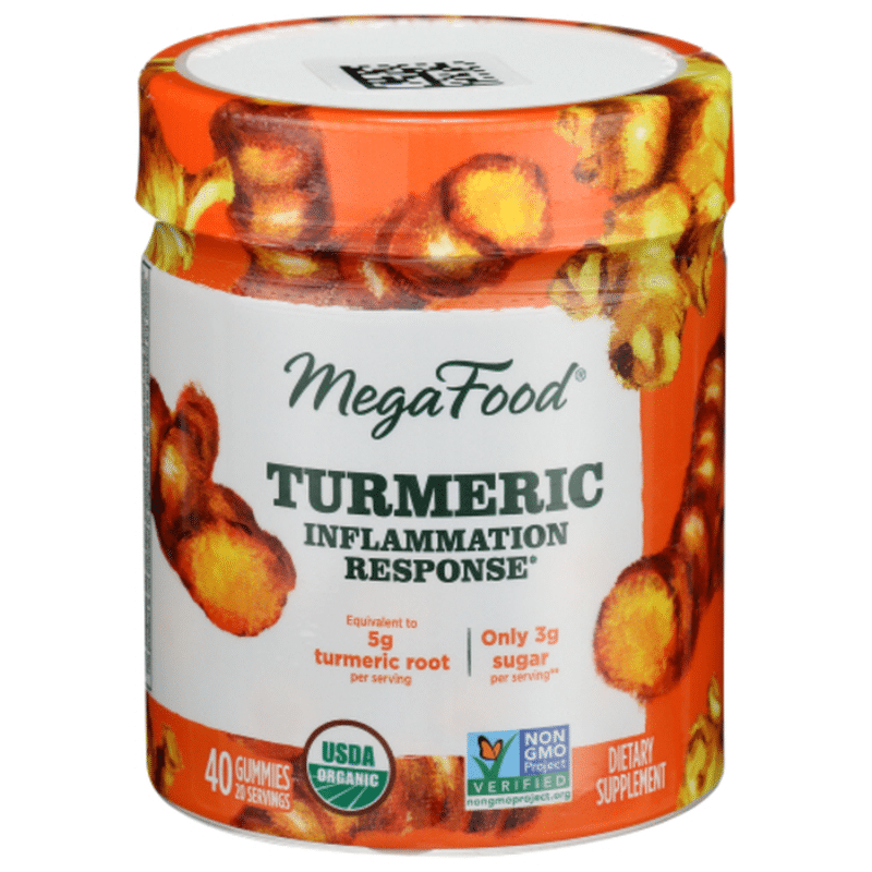 MegaFood Turmeric Inflammation Response* Turmeric Spice Gummies (40