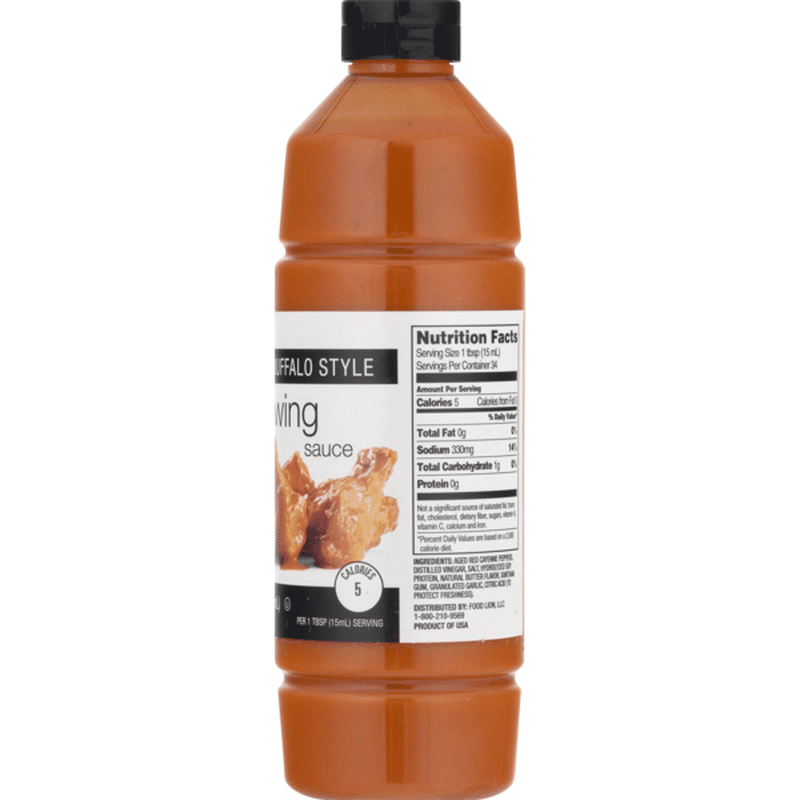 Food Lion Sauce, Wing, Buffalo Style, Bottle (17 fl oz) from Food Lion