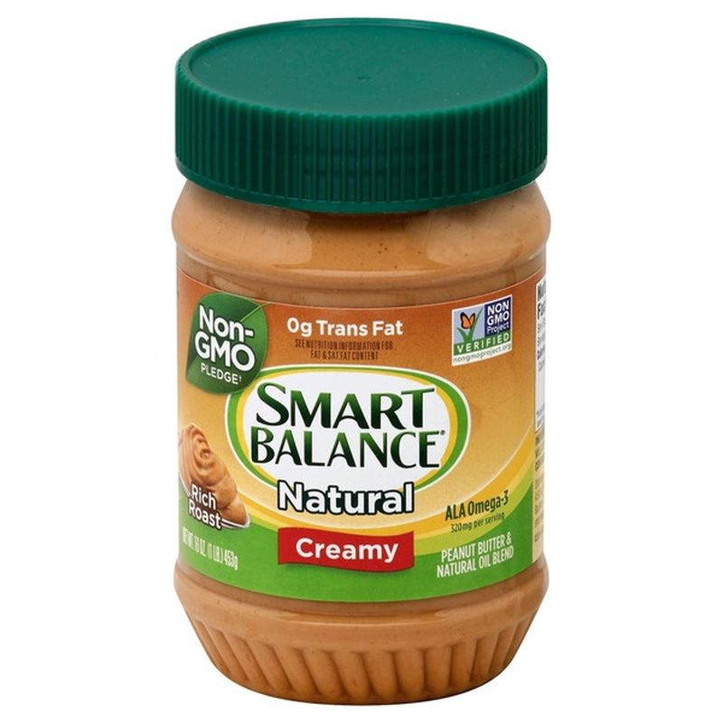 Smart Balance Peanut Butter, Natural, Creamy (16 Oz) From Key Food ...