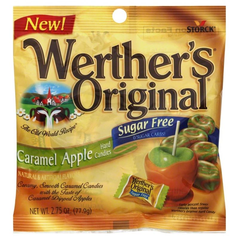 Werther's Original Sugar Free Hard Candies Caramel Apple (2.75 oz) from ...