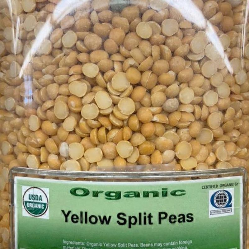 Bulk Organic Yellow Split Peas (25 lb) Instacart