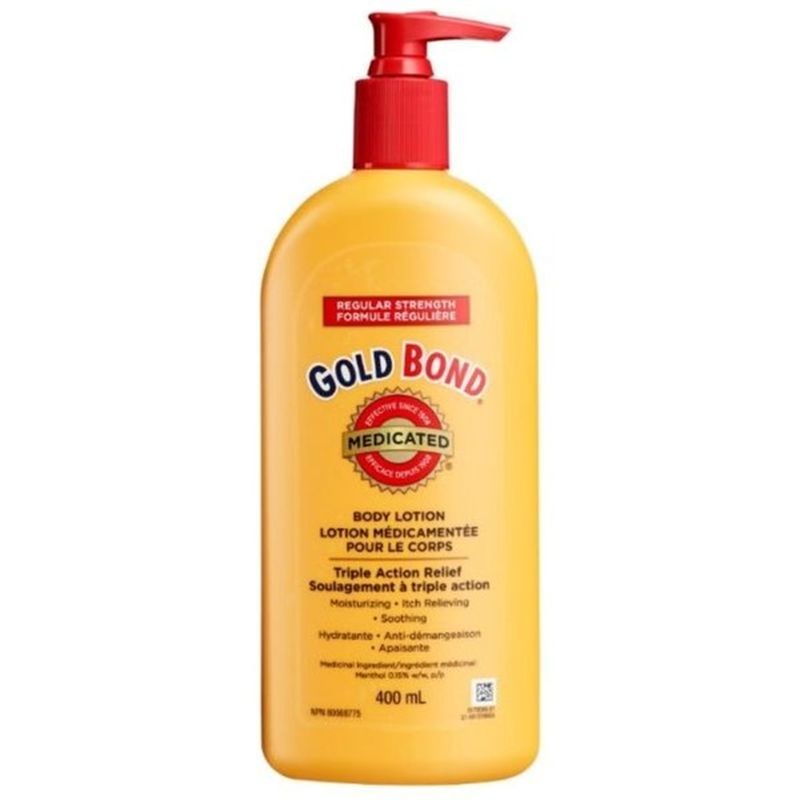 Gold Bond Medicated Regular Strength Body Lotion (400 ml) - Instacart