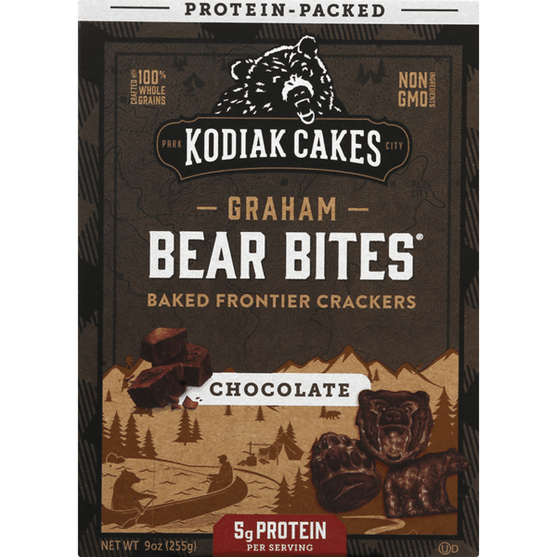 Kodiak Cakes Graham Crackers, Baked Frontier, Chocolate (9 oz) Instacart
