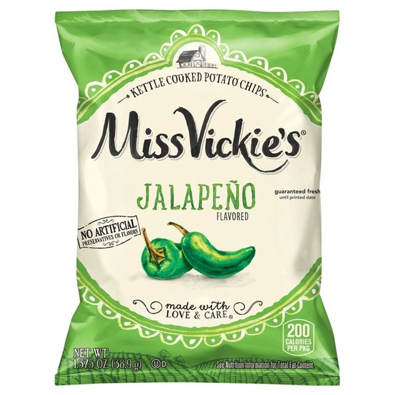 Miss Vickie'S Jalapeno Potato Chips (1.375 oz) Instacart