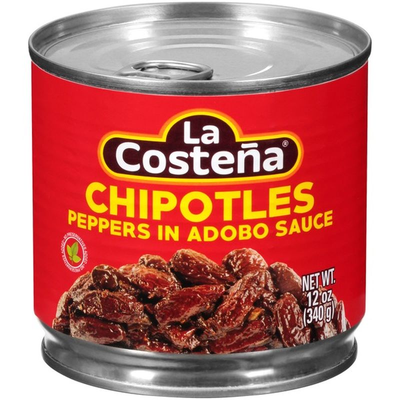 La Costeña Chipotles Peppers in Adobo Sauce (12 oz) - Instacart