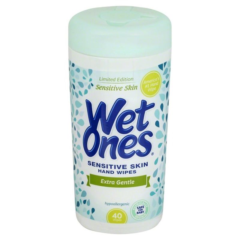 Wet Ones Hand Wipes, Sensitive Skin, Extra Gentle (40 each) from Target