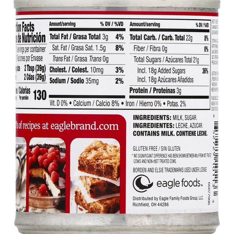 Eagle Brand Condensed Milk, Sweetened (14 oz) from Big Y World Class