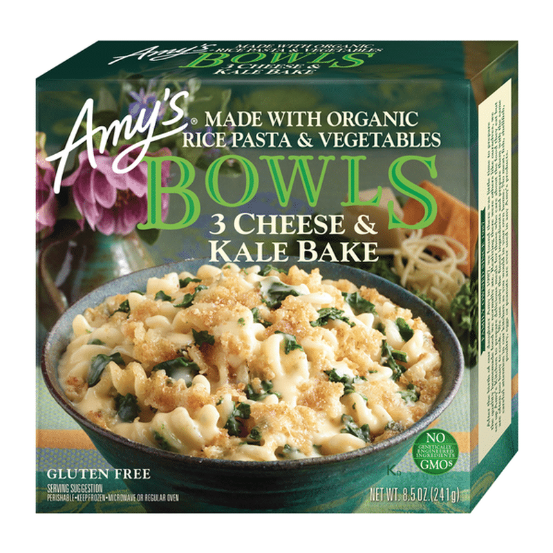 Amy's Kitchen Gluten Free Three Cheese Kale Bowl (8.5 oz) Instacart