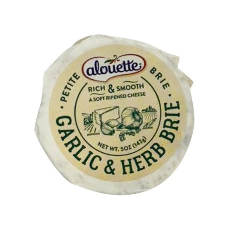 Alouette Cheese, Garlic & Herb Brie (5 oz) Instacart