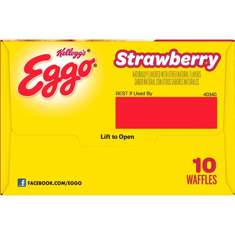 Kellogg's Eggo Frozen Waffles Strawberry (10 ct) from JewelOsco