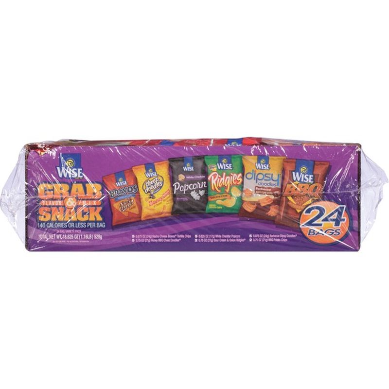 Wise Grab & Snack Flavor Mix Variety Pack (24 ct) - Instacart