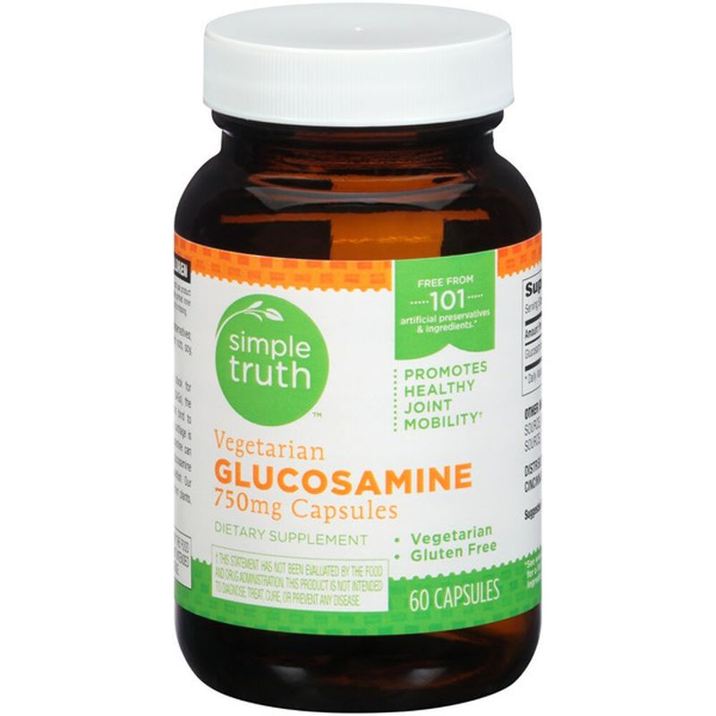 Simple Truth Vegetarian Glucosamine 750 mg Capsules