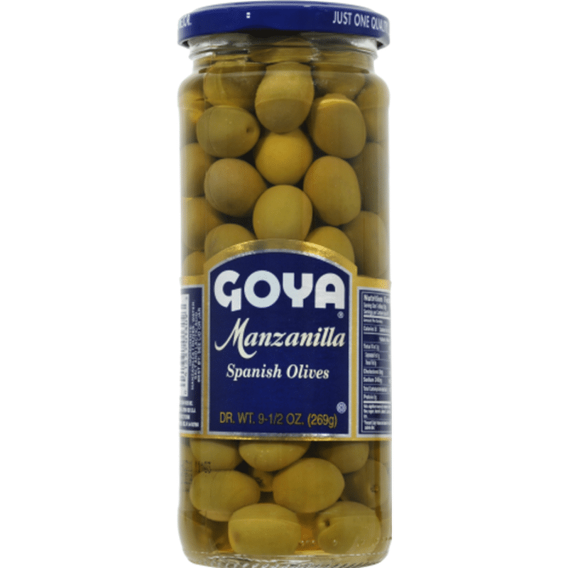 Goya Manzanilla Spanish Olives (9.5 oz) Instacart