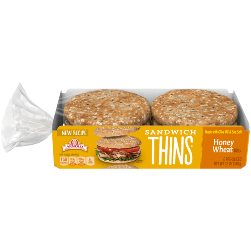 Arnold Honey Wheat Sandwich Thins (12 oz) Instacart