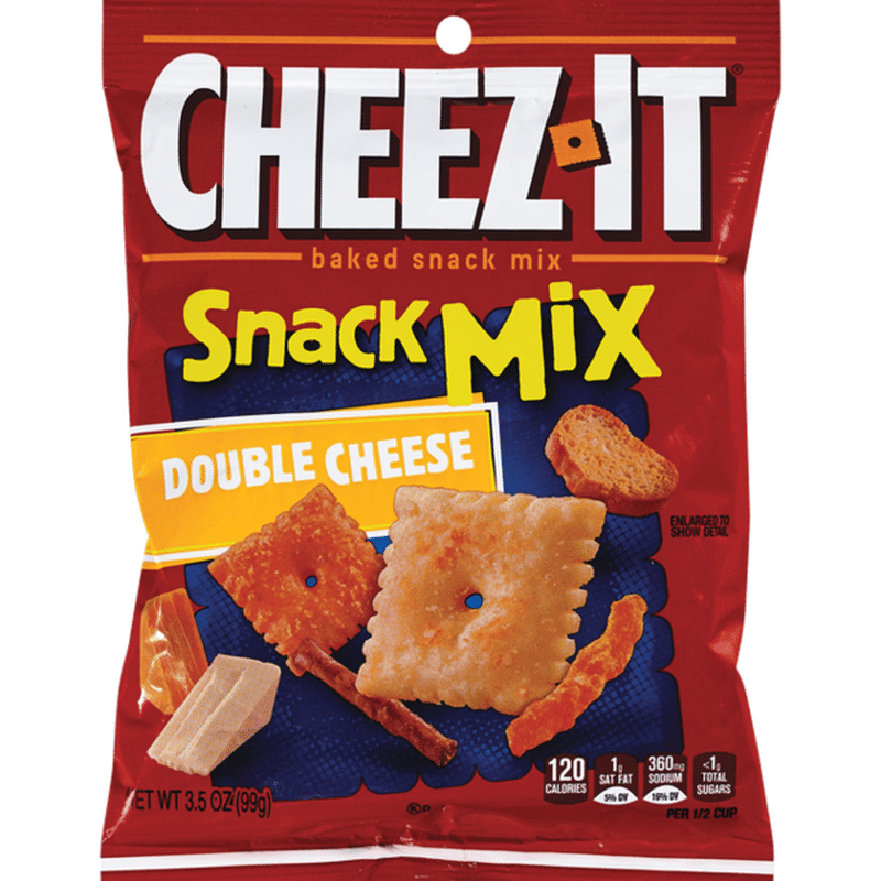 Kellogg S Cheez It Crackers Snack Mix Double Cheese 3 5 Oz