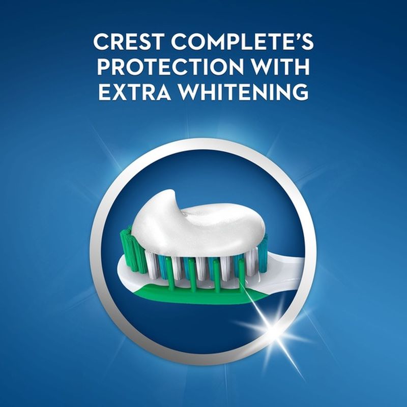 Crest Extra Whitening Complete Toothpaste, Clean Mint