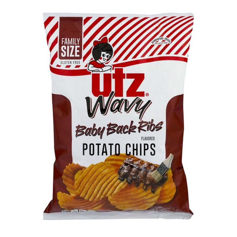 Utz Wavy Potato Chips Baby Back Ribs (9.5 oz) from Food Lion Instacart