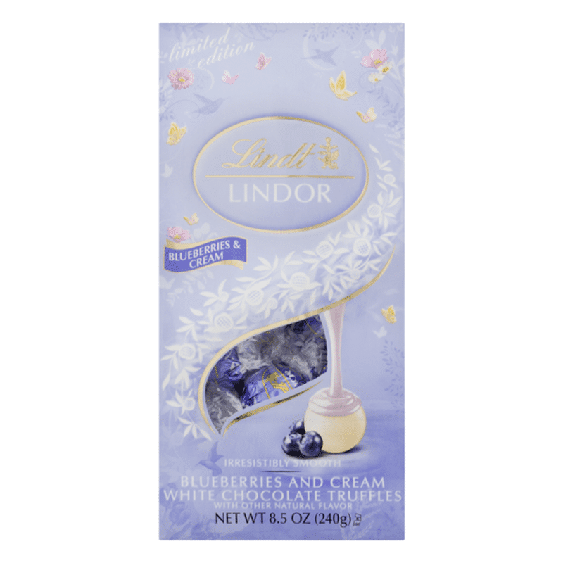 Lindt Blueberries and Cream White Chocolate Truffles (8.5 oz) Instacart