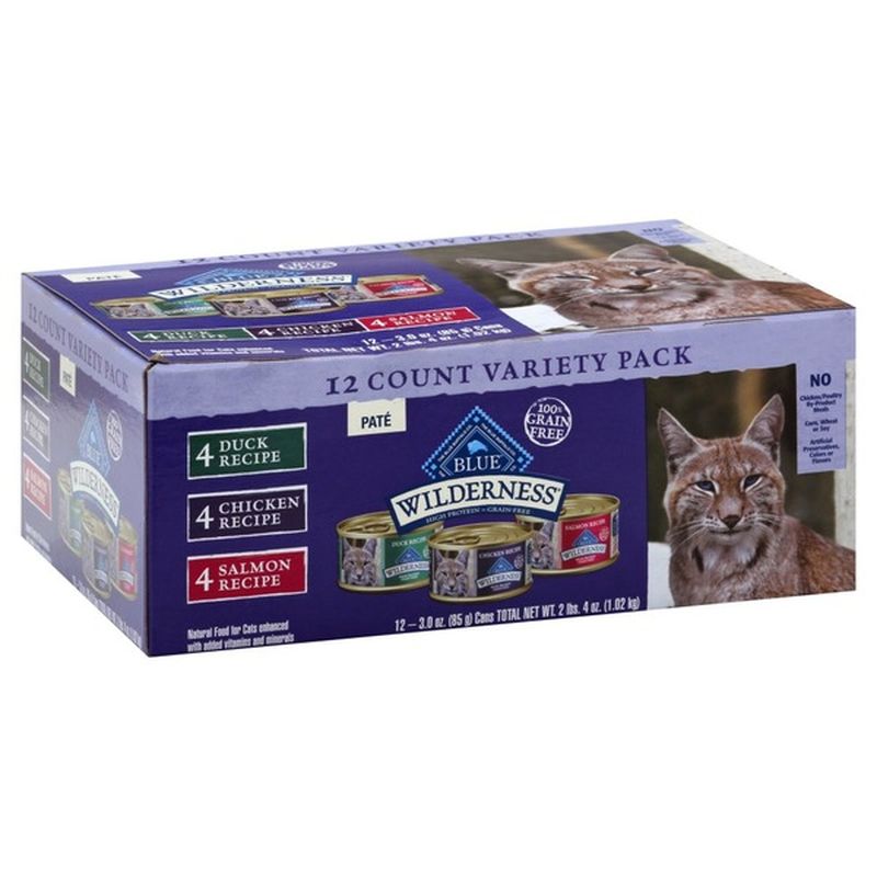 Blue Buffalo Wilderness High Protein Grain Free, Natural Adult Pate Wet