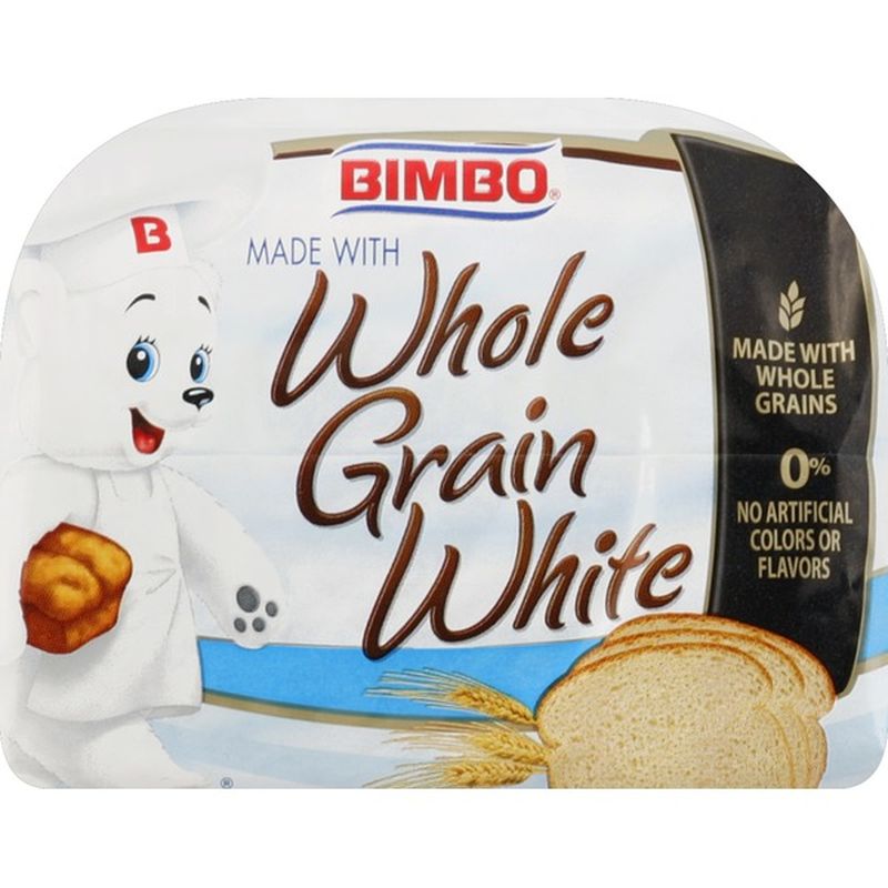 Bimbo Bread Whole Grain White Oz Instacart
