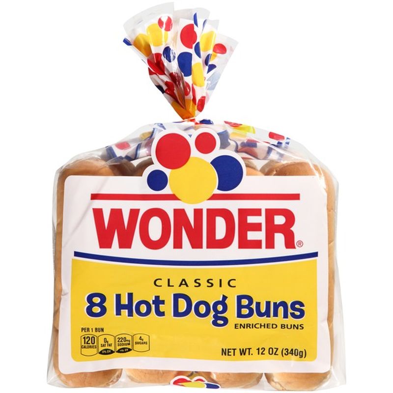 Wonder® Classic 8 Hot Dog Buns Enriched Buns (8 ct) from Key Food ...