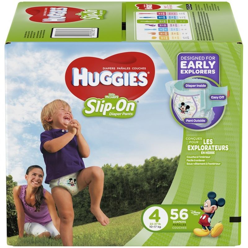 huggies diaper pants large