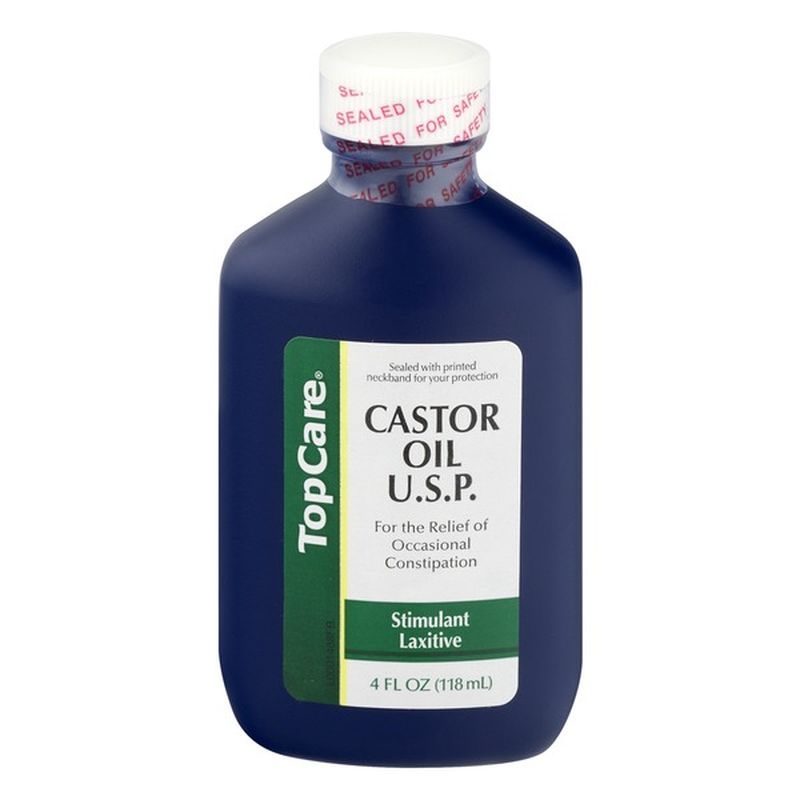 Top Care Castor Oil U.S.P. Stimulant Laxative Oral Liquid (4 fl oz) Instacart