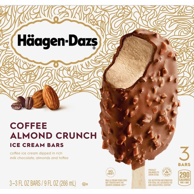 Haagen-Dazs Coffee Almond Crunch Ice Cream Bars (3 fl oz) from Safeway ...