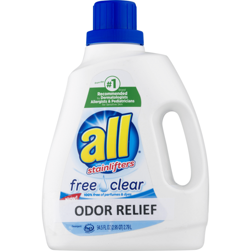 all Odor Relief Detergent Free Clear (94.5 fl oz) Instacart