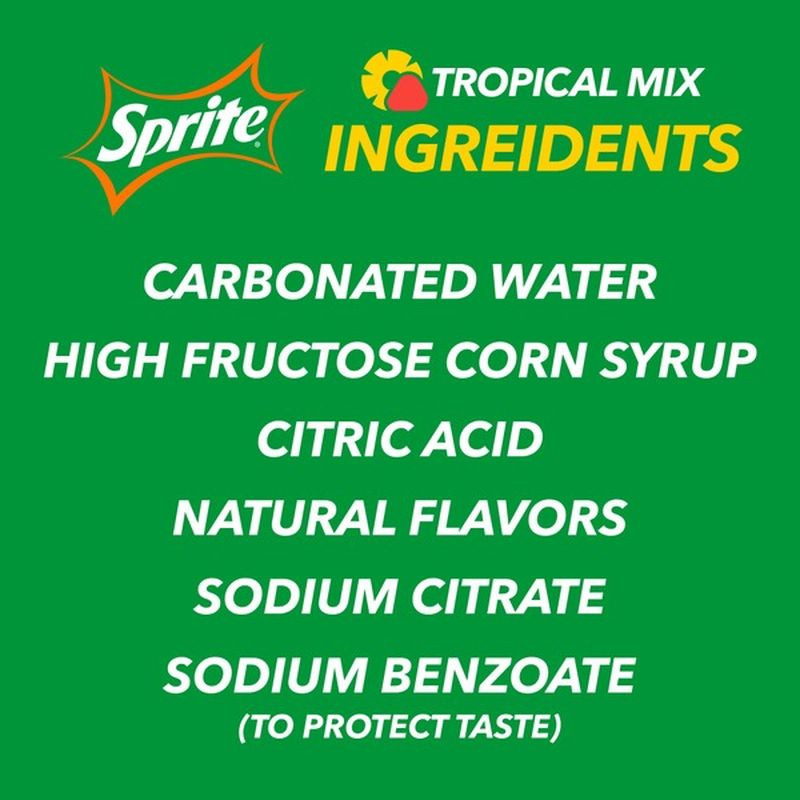 Sprite Tropical Mix Bottle (20 oz) Instacart