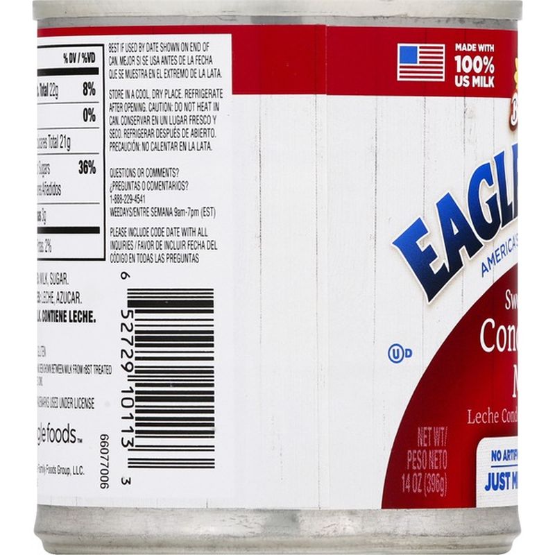 Eagle Brand Condensed Milk, Sweetened (14 oz) from Food4Less Instacart