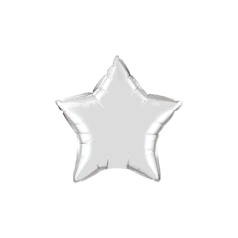 Mayflower 19'' Metallic Silver Star Balloon