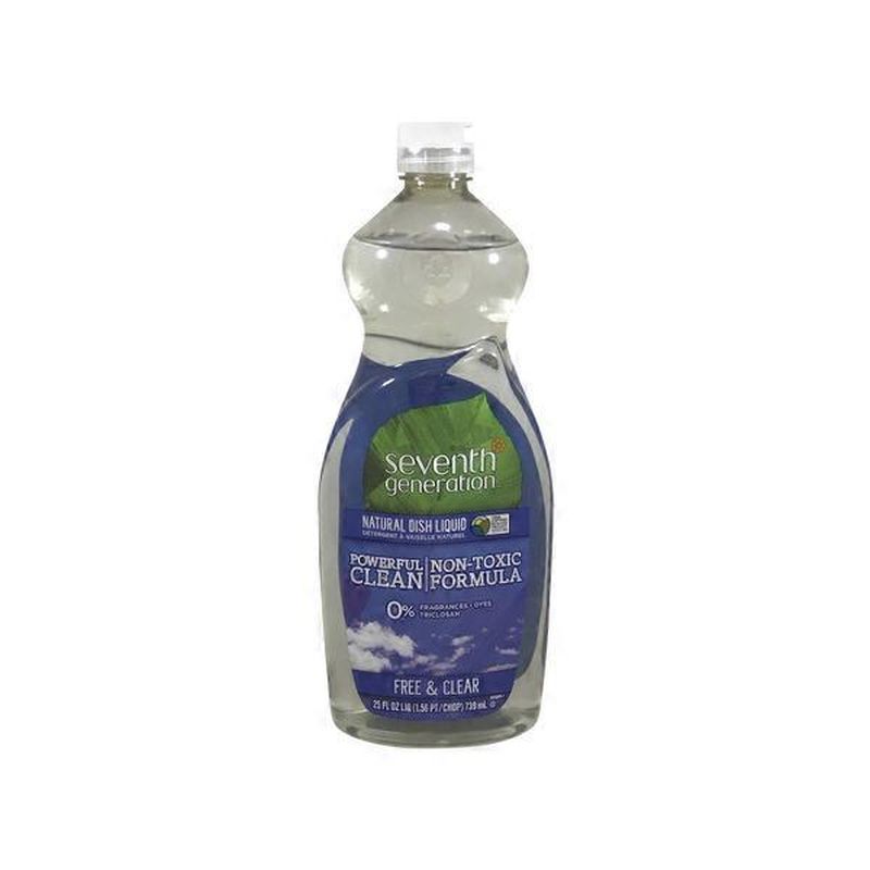 Seventh Generation Dish Liquid Soap Free & Clear (25 oz) Instacart