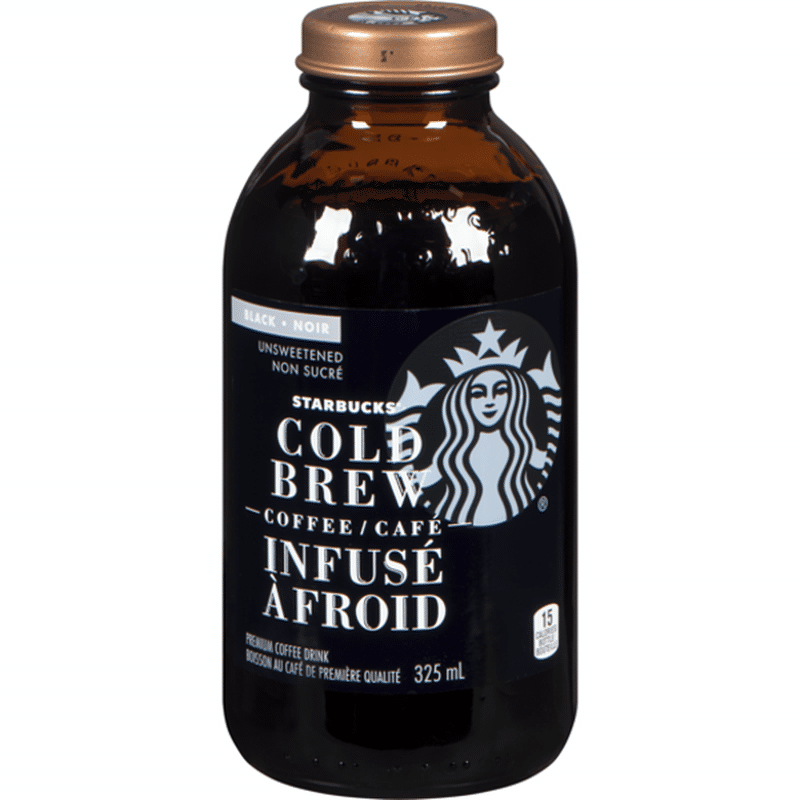 Starbucks Unsweetened Cold Brew Black Coffee (325 Ml) - Instacart