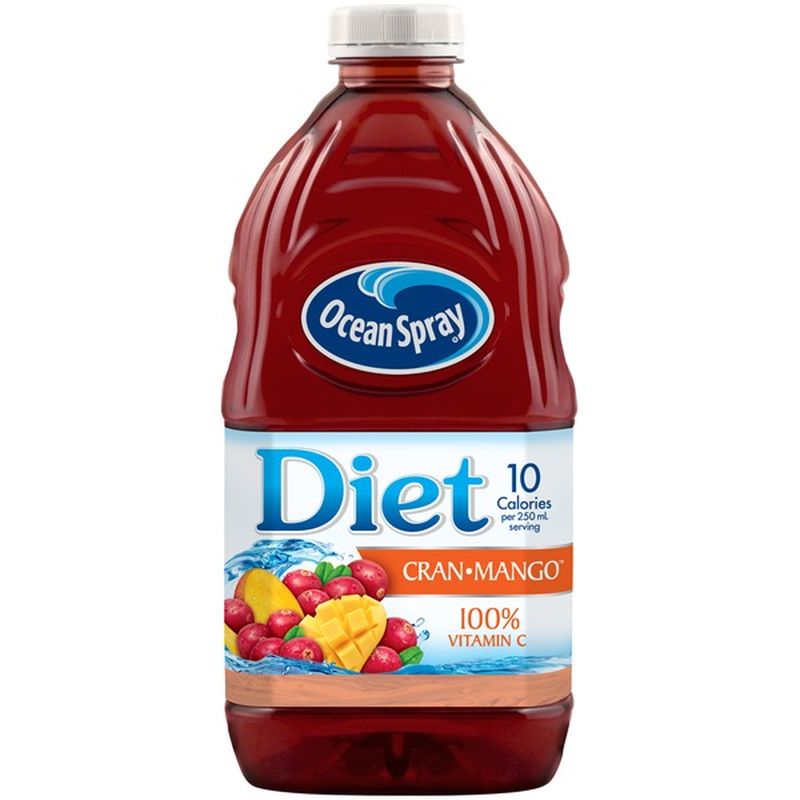 Ocean Spray Diet Diet CranMango Juice Beverage (1.89 L) Instacart