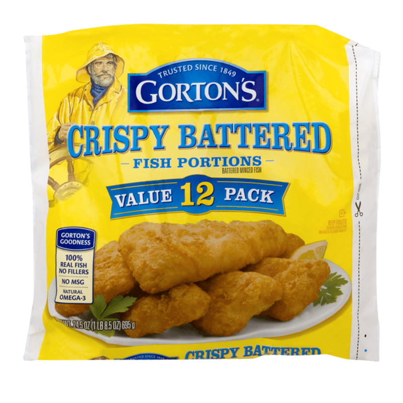 Gorton's Crispy Battered Fish Portions (24.5 oz) from Stop & Shop