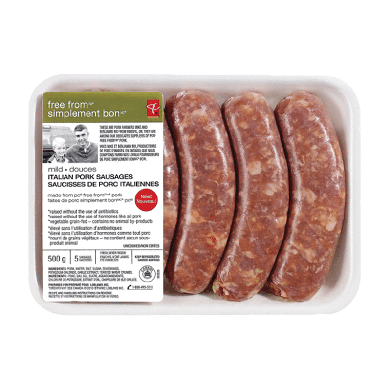 Free From Mild Italian Pork Sausages