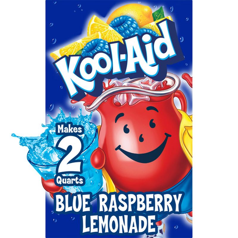 KoolAid Unsweetened Blue Raspberry Lemonade Artificially Flavored