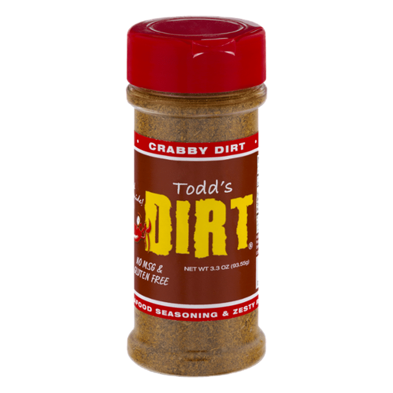 Todd's Dirt Crabby Dirt Seafood Seasoning & Zesty Rub (3.3 oz) Instacart